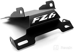 img 2 attached to 🏍️ Fender Eliminator License Plate Holder for Yamaha FZ6 Fazer (2006-2008) - Black Logo Plate Tidy Tail & Billet Aluminum Motorcycle Black