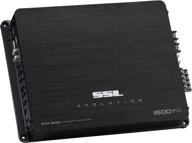 🔊 sound storm labs ev4.1600 evolution 1600w 4-channel car amplifier, class a/b, 2-8 ohm stable, full range, bridgeable, mosfet, with remote subwoofer control logo