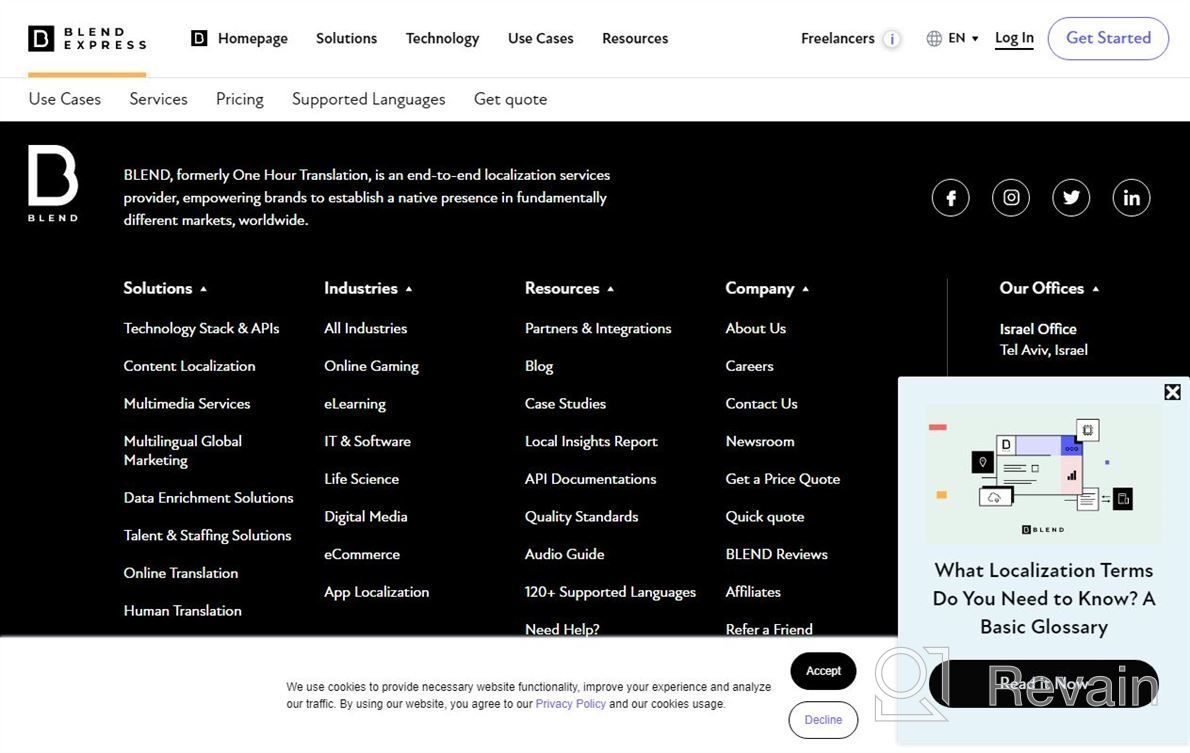 img 1 attached to BLEND Localization review by Maurice Harvey