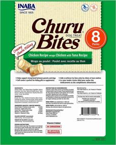 img 3 attached to Soft And Chewy Grain-Free INABA Churu Bites Dog Treats With Vitamin E And Chicken-Tuna Recipe - 48 Tubes Total (8 Per Pack)