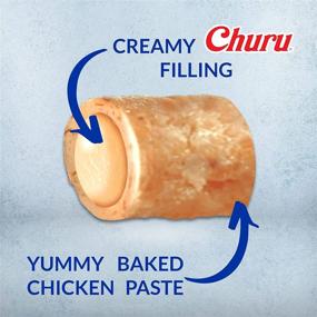 img 2 attached to Soft And Chewy Grain-Free INABA Churu Bites Dog Treats With Vitamin E And Chicken-Tuna Recipe - 48 Tubes Total (8 Per Pack)