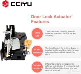 img 3 attached to High-Quality Rear Left Door Lock Actuator Replacement for 2007-2009 Cadillac Escalade/Avalanche - Model: 931108, Part: 931-108, DLA822