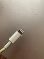 img 1 attached to Apple Lightning to USB-C Cable 1 meter (MQGJ2ZM/A / MX0K2ZM/A) review by Janis Ziemelis ᠌