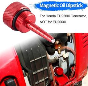 img 1 attached to 🔧 Honda EU2200i Generator Oil Change Kit: Mess-Free Fill Funnel and Magnetic Dipstick Combo for EU2200i Generator