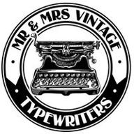 mr & mrs vintage typewriters logo