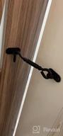 img 1 attached to Black Privacy Hook Latch For Sliding Barn Door - Skysen 4 (2802) review by Jonathan Waritani