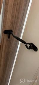 img 5 attached to Black Privacy Hook Latch For Sliding Barn Door - Skysen 4 (2802)