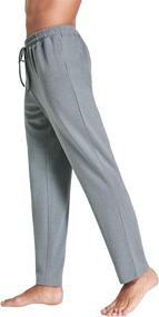 img 2 attached to Men'S Casual Jogger Sweatpants With Pockets Elastic Waist By PEGENO