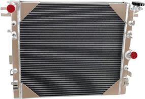 img 4 attached to 🚗 High-Performance Aluminum Radiator for Jeep Wrangler JK 3.6L 3.8L V6 2007-2015