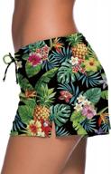 alex vando women's swim shorts beach board short trunks логотип