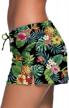 alex vando women's swim shorts beach board short trunks logo