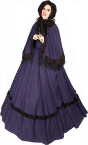 img 3 attached to Reminisce Dickens Victorian 39" Skirt Cape Sash