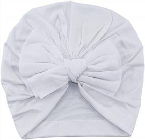 img 2 attached to 6-Pack Baby Turban Knot Hats: Cotton Head Wraps For Infants & Toddlers!