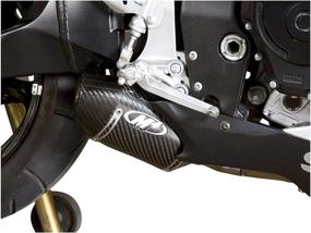 img 1 attached to Carbon Fiber M4 Street Slayer Slip-On Exhaust for 2006-2007 Suzuki GSXR600