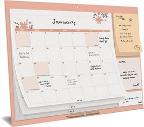 img 4 attached to Настенный календарь на 2023 год на 12 месяцев - большой магнитный календарь на холодильник с заметками для семьи и кухни