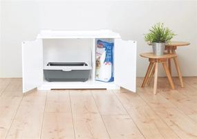 img 1 attached to 🐾 TRIXIE Pet Products Wooden Pet House X-Large and Litter Box Combo: A Spacious and Stylish Shelter for your Beloved Pet