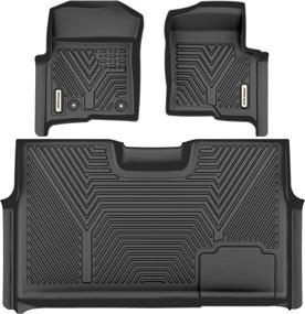 img 4 attached to YITAMOTOR Floor Mats Compatible All Weather Interior Accessories -- Floor Mats & Cargo Liners