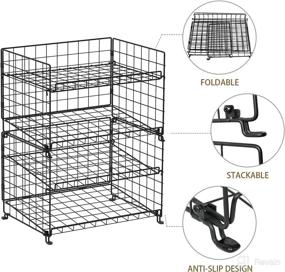 img 3 attached to 🗄️ Максимизируйте пространство кухонного шкафа с помощью стопочного организатора для баночек - 4-уровневое хранение консервированных закусок, напитков и многого другого!