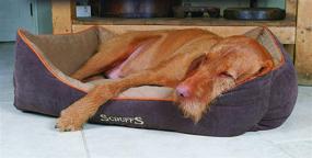 img 2 attached to X-Large Brown Self-Heating Thermal Box Bed for Pets by Scruffs