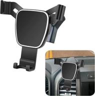 🚗 lunqin car phone holder: perfect cell phone mount for 2018-2021 ford f-150 auto accessories! logo