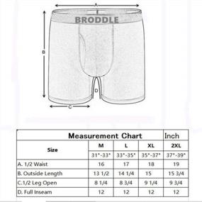 img 2 attached to 🩲 BRODDLE Men's Enhanced Boxer Briefs with Padded Package and Butt for Optimal Comfort and Style - Ideal for Underwear Enhancement...