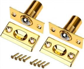 img 4 attached to Secure Your Closet With Jiayi'S Adjustable Ball Catch Hardware - 2 Pack