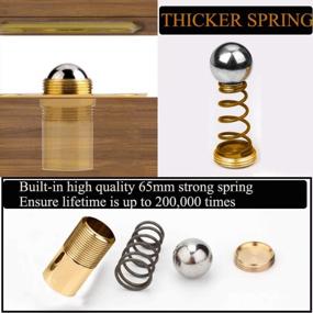 img 3 attached to Secure Your Closet With Jiayi'S Adjustable Ball Catch Hardware - 2 Pack
