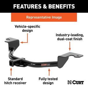 img 2 attached to 🚗 CURT 113363 Class 1 Trailer Hitch with Ball Mount, 1-1/4-Inch Receiver | Fits Acura RL Models