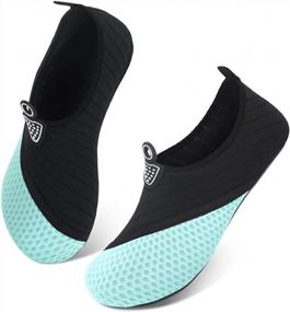 img 1 attached to QACOHU Unisex Quick-Dry Water Shoes For Beach, Yoga, Dive, And Surf