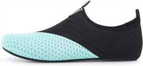 img 3 attached to QACOHU Unisex Quick-Dry Water Shoes For Beach, Yoga, Dive, And Surf