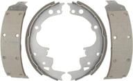 🔩 acdelco gold 17514rf1 riveted rear drum brake shoe set: premium performance and durability логотип