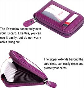 img 1 attached to Securely Carry Your Cards In Style With MaxGear RFID Credit Card Holder For Women