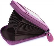 securely carry your cards in style with maxgear rfid credit card holder for women logo