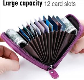 img 2 attached to Securely Carry Your Cards In Style With MaxGear RFID Credit Card Holder For Women
