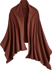 img 3 attached to Coolibar Womens Everyday Beach Shawl Women's Accessories ~ Scarves & Wraps