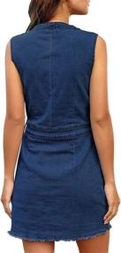 img 3 attached to Luvamia Womens Casual Sleeveless Button Women's Clothing at Dresses