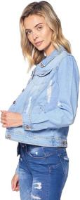 img 3 attached to Blue Age Womens Jacket JKL4032 Women's Clothing via Coats, Jackets & Vests