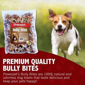 img 1 attached to All Natural Powerpet Bully Stick Bites Dog Treats In 1Lb Pack