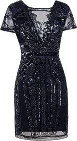 img 2 attached to 👗 Vijiv Sequins Cocktail Dresses - Women's Clothing Inspired by Dresses