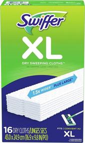 img 3 attached to 🧹 Swiffer Sweeper Dry Sweeping Pads - Multi Surface Refills for X-Large Dusters Floor Mop, Unscented - 16 Count (Packaging May Vary)