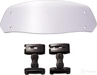 puig 6320h light smoke 250mm x 100mm adjustable clip-on visor for enhanced seo логотип