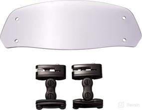 img 3 attached to Puig 6320H Light Smoke 250mm x 100mm Adjustable Clip-On Visor for Enhanced SEO