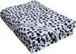 stay comfortable all year long with tanbridge soft couch sofa throw blanket - lightweight & stylish (60" x 50") in dalmatian pattern logo