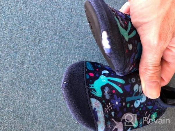 img 1 attached to Ultimate Protection and Comfort: SEEKWAY Toddler Lightweight Barefoot Aquatics Boys' Shoes review by Benjie Swindler