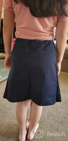 img 6 attached to The Children's Place Girls' Uniform Pleated Skort: Classic Style and Comfort for School