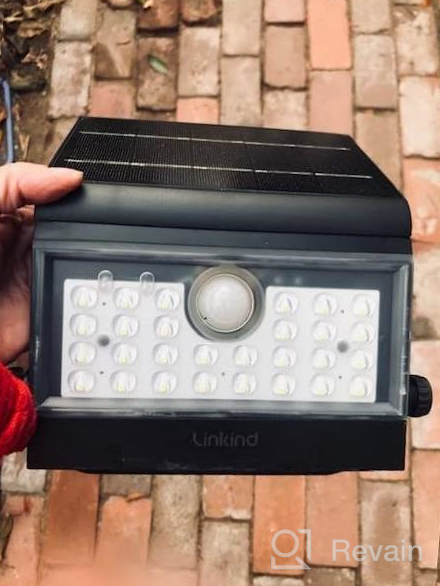 img 1 attached to Solar Motion Flood Lights For Outdoor Use - Waterproof 6500K 800LM Solar Wall Light With Motion Sensor, Ideal For Porch, Yard, Garden, Patio, And Garage By Linkind review by Jazz Rajasingam