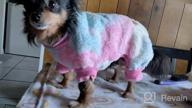 img 1 attached to 🐾 KYEESE Polka Dot Dog Pajamas: Soft & Stretchable Material | Onesie Style Velvet PJs for Small and Medium Dogs review by Kazuki Vong
