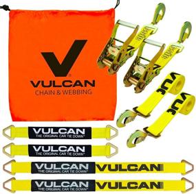 img 4 attached to 🏋️ VULCAN Yellow Series 2-Inch Complete Axle Tie-Down System