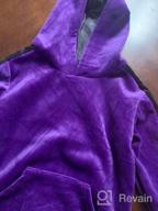 img 1 attached to Active Girls' Velour Tracksuit Jogging Sweatsuits - Clothing for Girls review by Angie Creek