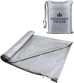 img 1 attached to Ultralight Sleeping Bag Liner By The Friendly Swede - Perfect For Hotel And Camping, Travel Sheets, Adults Sleep Sack, Microfiber Cotton Feel Travel Sleeping Bag - Pocket-Size With Stuff Sack